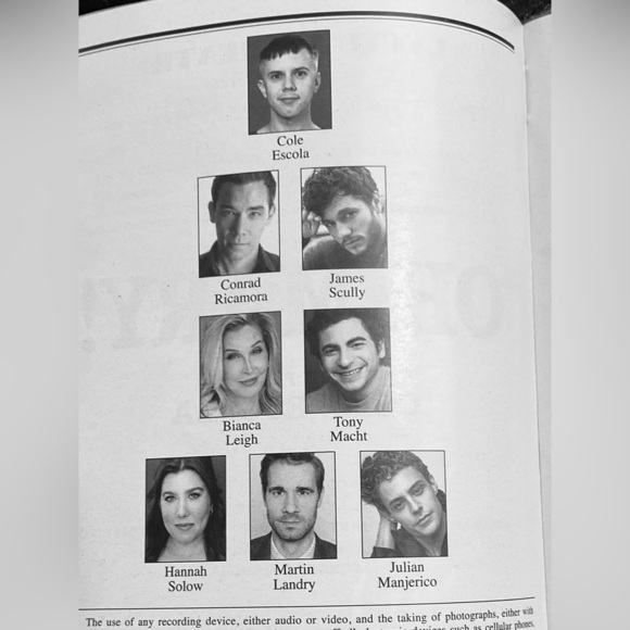 Oh Mary Broadway Playbill April 2025 Cole Escola Conrad Ricamora James Scully - Picture 4 of 8